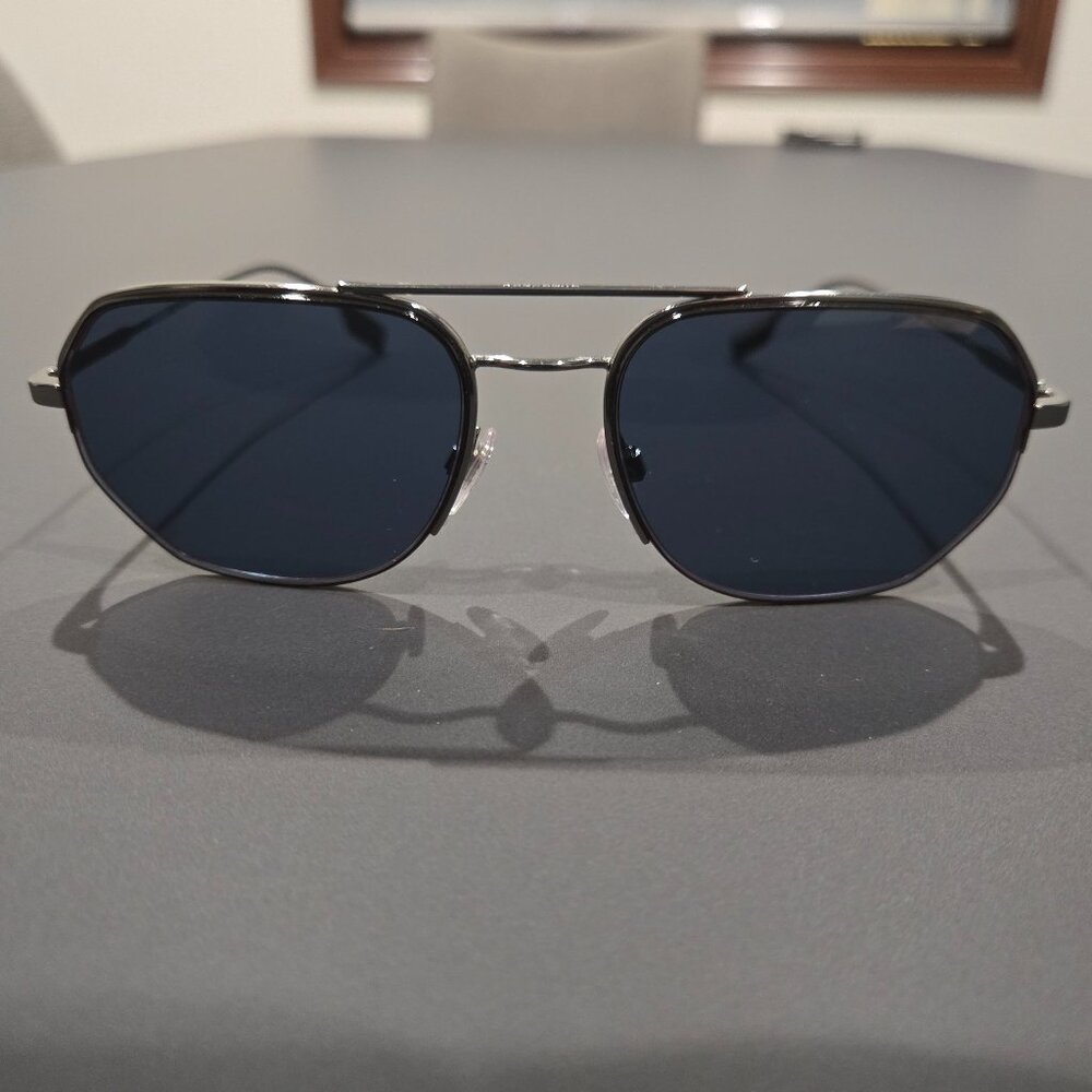 Burberry Henry Sunglasses Silver/Grey B 3140 1003/80 57-18-145